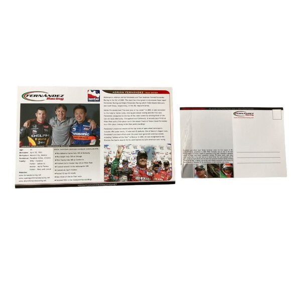 Fernandez Racing Owned Acura Dealership Card/Lanyard American LeMans w/COA - Picture 7 of 8